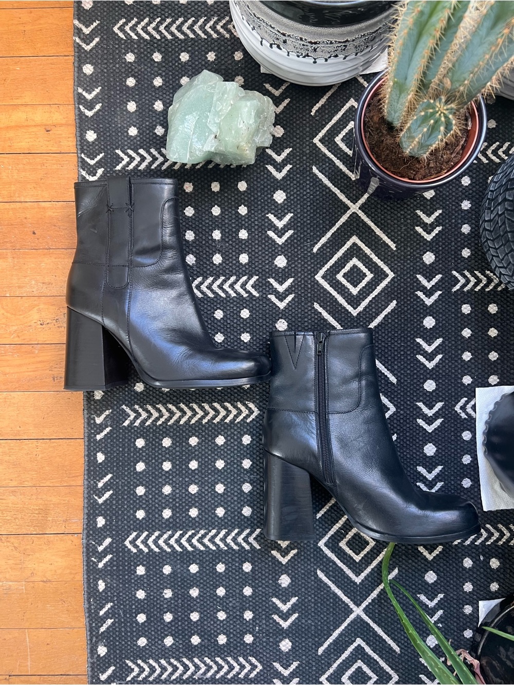 Free People Vegan Leather Heeled Boots